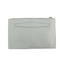 Prada Saffiano Leather Grey Clutch Bag #3727 by Bolt Boutique