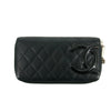 Chanel Cambon CC Black Zip Around Wallet 14 Series #3731