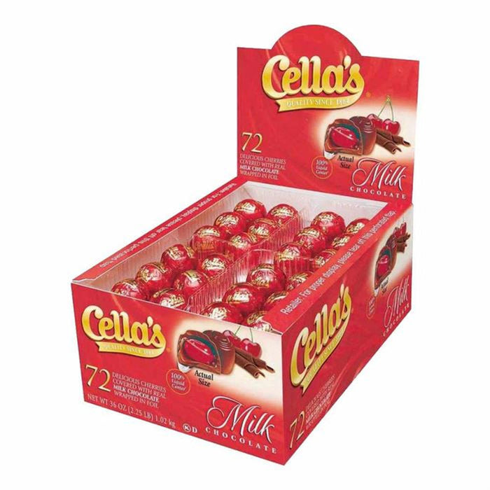 Cella's® Milk Chocolate Covered Cherries – 72 ct Box by Pasteur Pharmacy