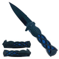 3.75" Weave Pattern Knife with ABS Handle by DailySale