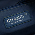 Chanel Blue Calfskin Perforated Up In the Air Shoulder Bag 17 Series #3757 by Bolt Boutique