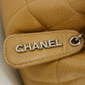Chanel Beige Caviar Skin CC Quilted Matelasse Shoulder Bag #3761 by Bolt Boutique