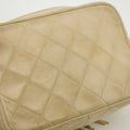 Chanel Matelasse Quilted Lambskin Beige Tassel Camera Shoulder Bag #3770 by Bolt Boutique
