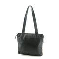 Chanel Black Caviar Skin Logo LAX Embroidered Shoulder Bag #3771 by Bolt Boutique