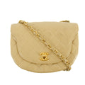 Chanel Lambskin Beige Quilted Chain Shoulder Bag #3772 by Bolt Boutique