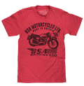 BSA Spitfire T-Shirt - Red by Tee Luv