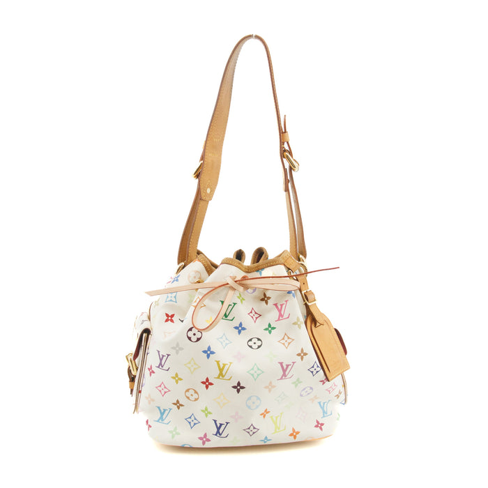 Louis Vuitton Multicolor Monogram Canvas Petit Noé Bucket Bag #3774 by Bolt Boutique