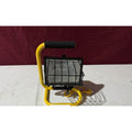 Portable Halogen Work Light with Tube Stand & Protective Cage, Corded (Yellow) by Price Is Right Miami