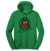 Vernor's Ginger Ale Woody Gnome Hooded Sweatshirt - Kelly Green