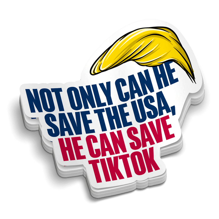 Making TikTok Great - Hard Hat Decal by Armed American Supply
