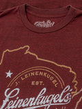 Leinenkugel's Wisconsin T-Shirt - Red by Tee Luv
