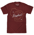 Leinenkugel's Wisconsin T-Shirt - Red by Tee Luv