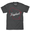Leinenkugel's Wisconsin T-Shirt - Gray