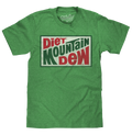 Diet Mountain Dew T-Shirt - Kelly Green by Tee Luv