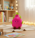 10" Dragon Fruit Plush Toy | Kawaii Fruit Stuffed Animal | Made in USA by ozznekshoes