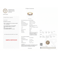 IGI Certified 1.02 Ct Baguette Multi Color Unheated Sapphire Prong 14K Yellow Gold Asymmetrical Engagement Ring by Fine Color Jewels