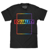 Equality Rainbow T-Shirt - Black