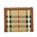 Burberry Brown Check Leather Compact Wallet #3811 by Bolt Boutique