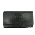 Christian Dior Vintage Black Leather Long Wallet #3818 by Bolt Boutique