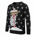 Alex Stevens Little Boys’ Sloth Pole Sweater, Black Combo, Size 4 by Vanessa Jane