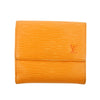 Louis Vuitton Orange Epi Leather Elise Wallet #3825