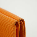 Louis Vuitton Orange Epi Leather Elise Wallet #3825 by Bolt Boutique