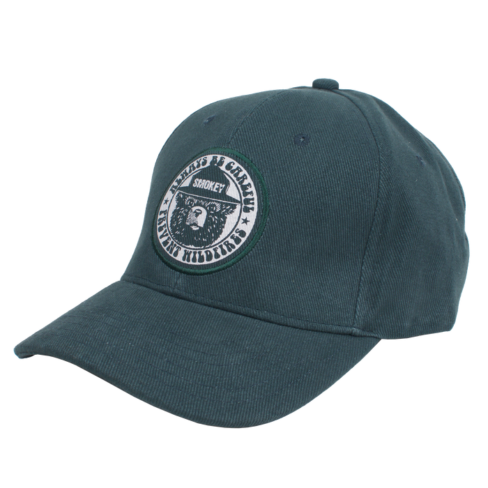Smokey Bear Prevent Wildfires Hat - Forest Green by Tee Luv
