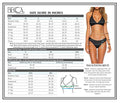 Becca by Rebecca Virtue Anna Scoop Neck Bralette Bikini Top, Size Small by Vanessa Jane