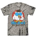 Tootsie Pop Mr. Owl How Many Licks Tie Dye T-Shirt - Black Tie Dye by Tee Luv