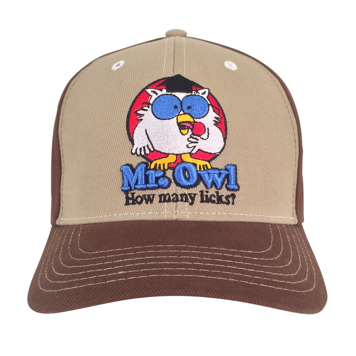 Mr Owl How Many Licks Hat - Tan and Brown by Tee Luv