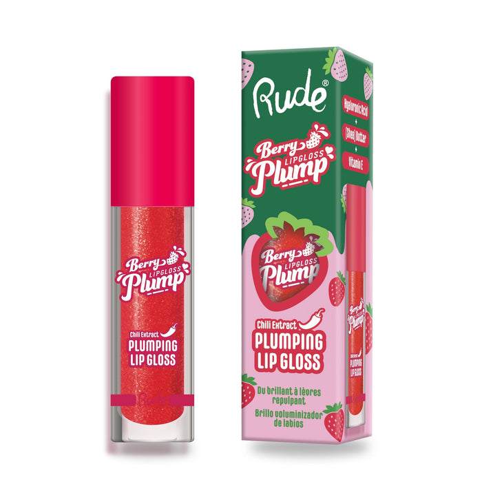 RUDE Berry Plump Plumping Lip Gloss by Avera Group