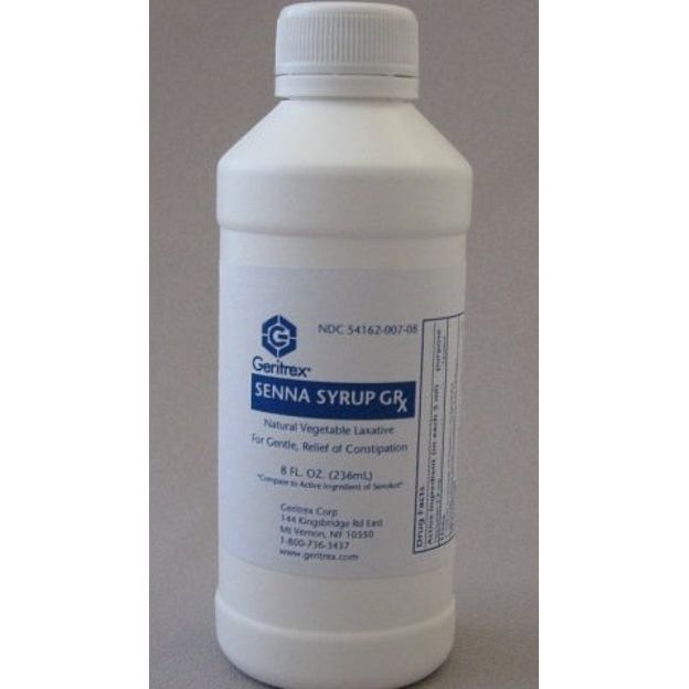 Geritrex Senna Syrup Grx - 8.oz by Pasteur Pharmacy