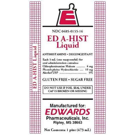 Ed A-hist Dm Ed-A-Hist Liquid Banana Flavor - 16 Oz by Pasteur Pharmacy