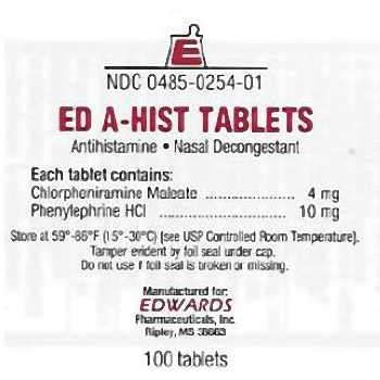 Ed-A-Hist 100 Tabs by Pasteur Pharmacy