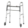 Nova Folding Walker With 5in. Wheels Adult, Chrome