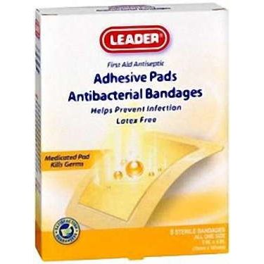Leader Antibacterial Bandage - 3" X 4" by Pasteur Pharmacy