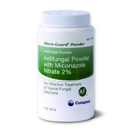 Coloplast Micro-Guard® Antifungal Powder – 2% Miconazole Nitrate (3 oz) by Pasteur Pharmacy