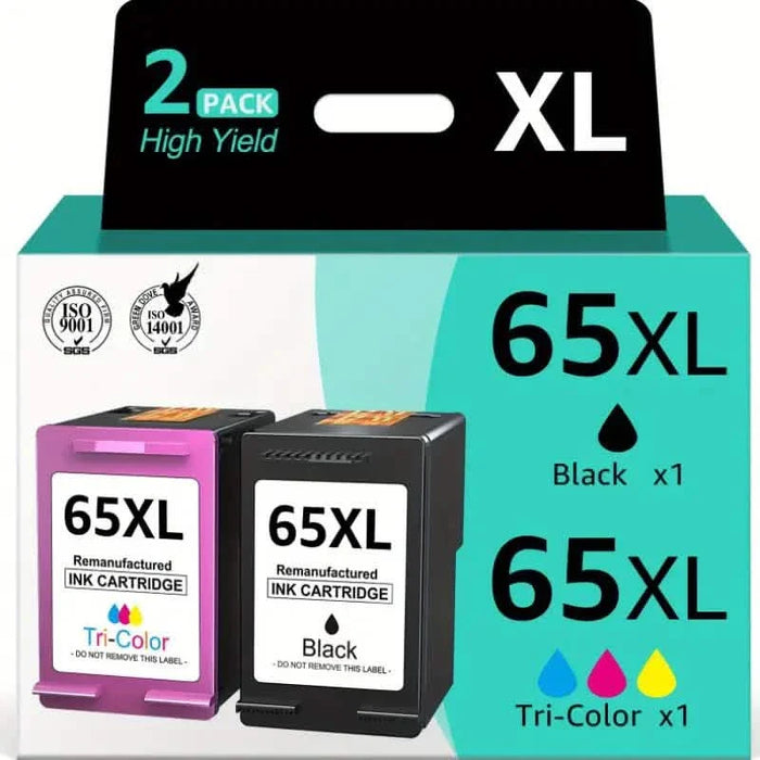 HP 65 / 65XL Black and Color Ink Cartridges by DailySale