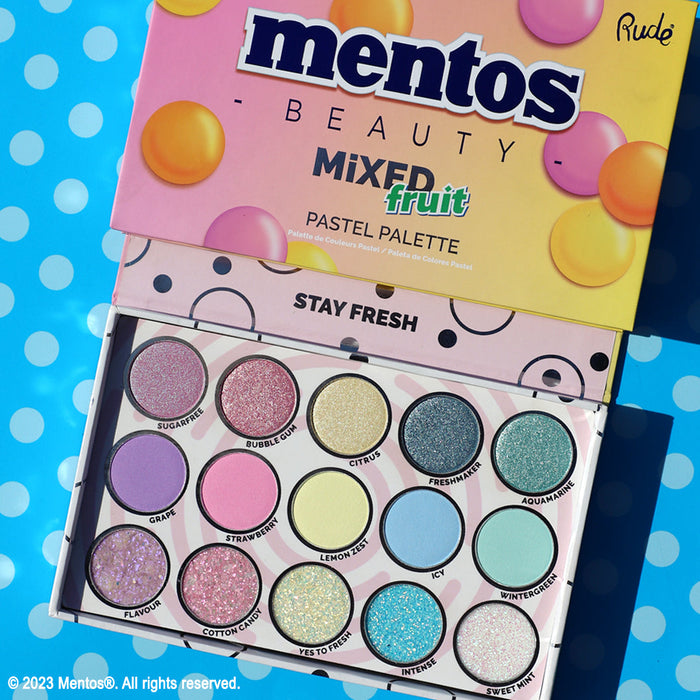 RUDE Mentos Mixed Fruit Pastel Palette by Avera Group