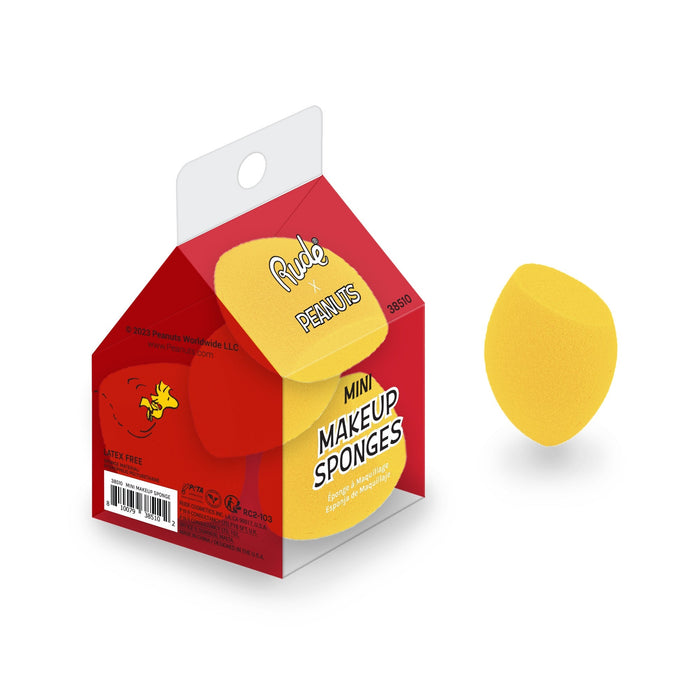 RUDE Peanuts Mini Makeup Sponges by Avera Group