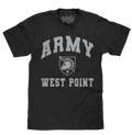 Army West Point T-Shirt - Black by Tee Luv