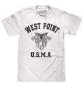 West Point U.S.M.A T-Shirt - White by Tee Luv