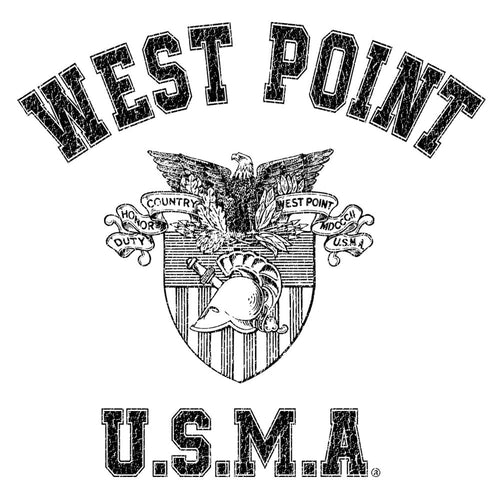 West Point U.S.M.A T-Shirt - White by Tee Luv