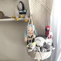 macrame toy hanging basket by Finn + Emma