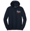 Coors Banquet Beer Double Sided Graphic Hooded Sweatshirt - Navy Blue