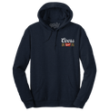 Coors Banquet Beer Double Sided Graphic Hooded Sweatshirt - Navy Blue by Tee Luv