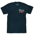 Coors Banquet Golden Colorado T-Shirt - Denim Black Heather by Tee Luv