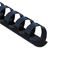 Fellowes Plastic Comb Bindings, 1/2" Diameter, 90 Sheet Capacity, Navy Blue, 100/Pack