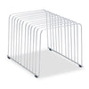 Fellowes Wire Desktop Organizer, 11 Sections, Letter to Legal Size Files, 9" x 11.38" x 8", Silver