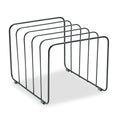 Fellowes Wire Vertical File, 5 Sections, Letter to Legal Size Files, 10.25" x 8" x 7.44", Black